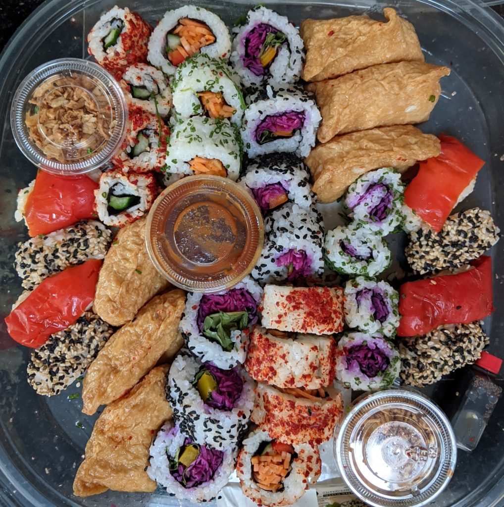 Costco Vegan Sushi Platter