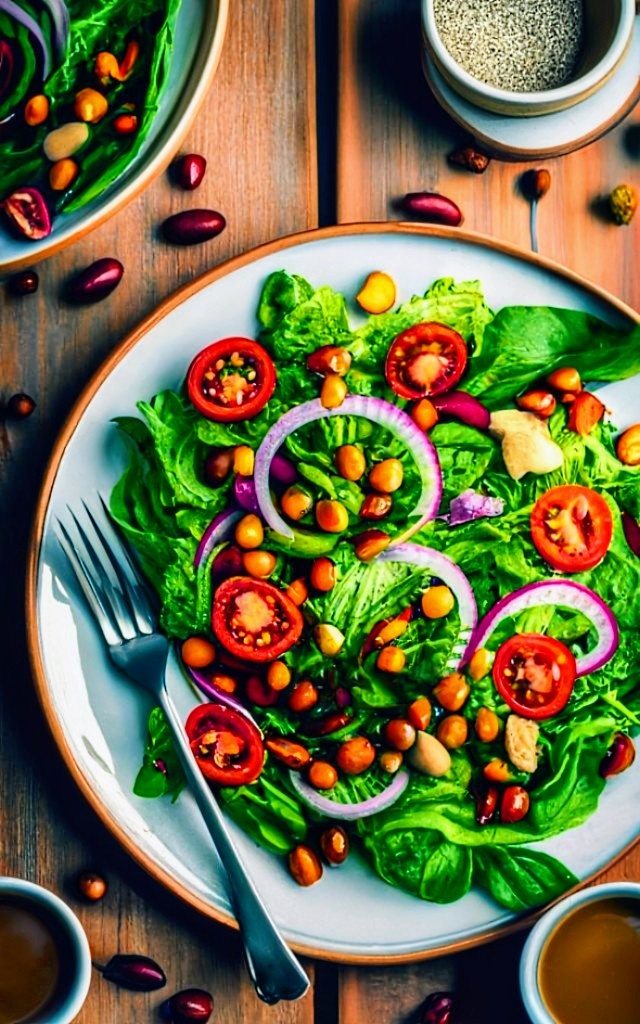 Superfood Side Salad Vegan Plant-Based Caavakushi