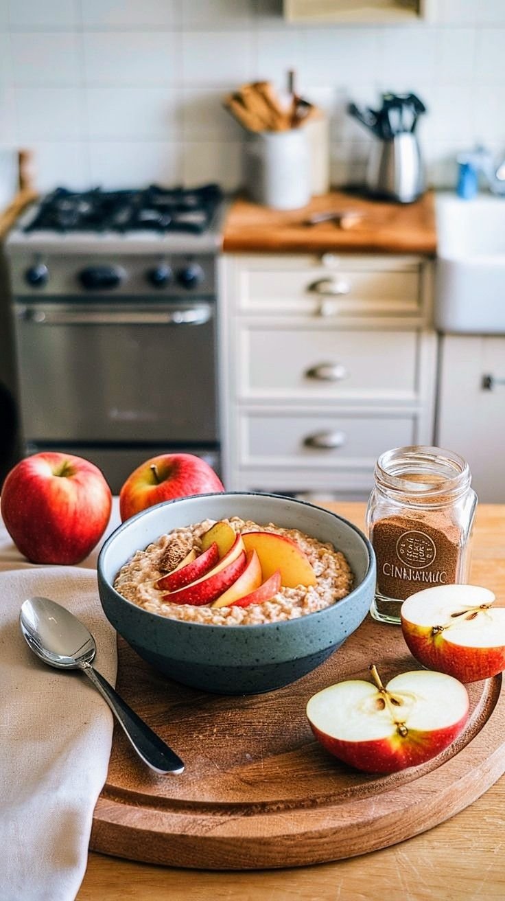 Vegan Apple Cinnamon Oatmeal Recipe Caavakushi