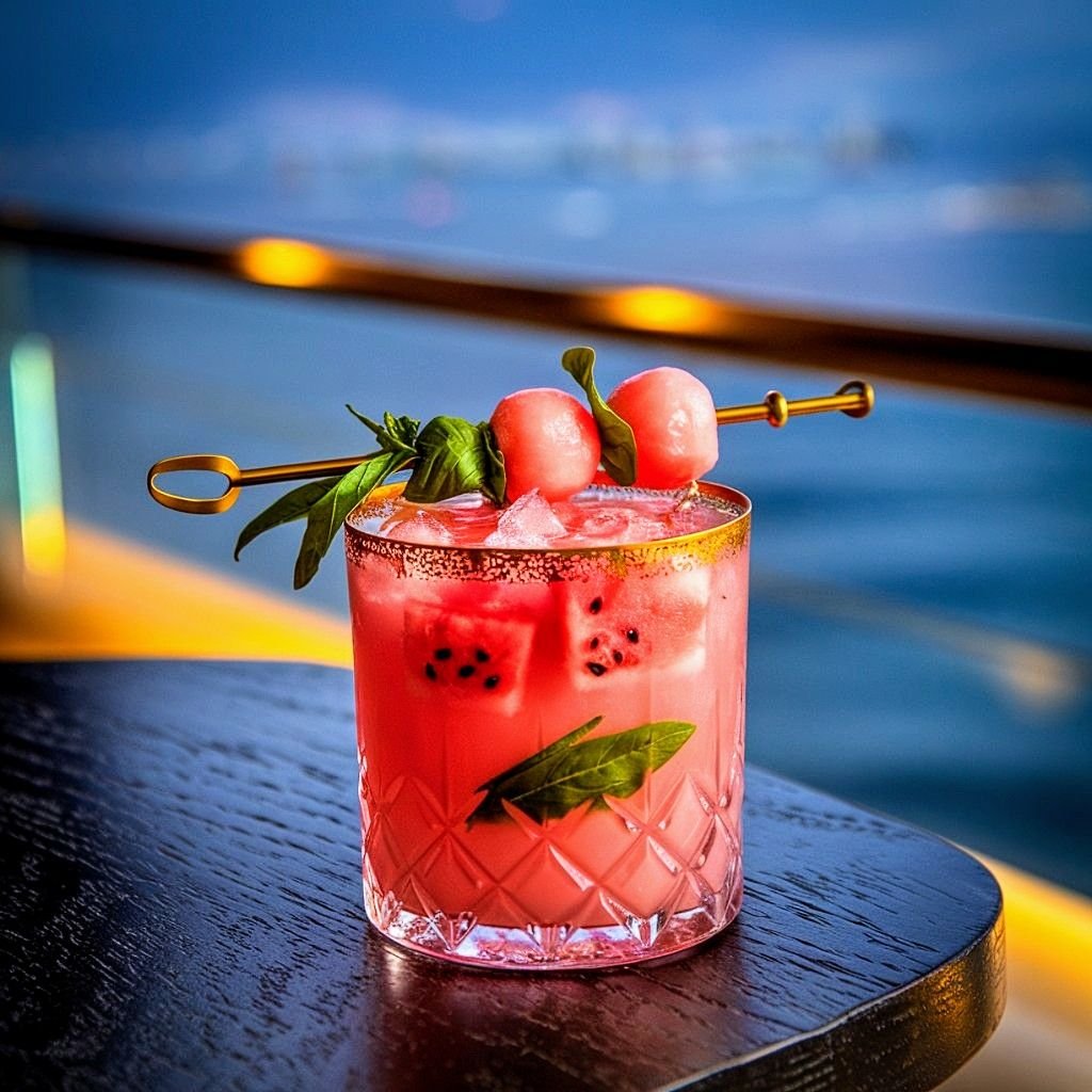 Vegan Pink Watermelon Cocktail Recipe Caavakushi