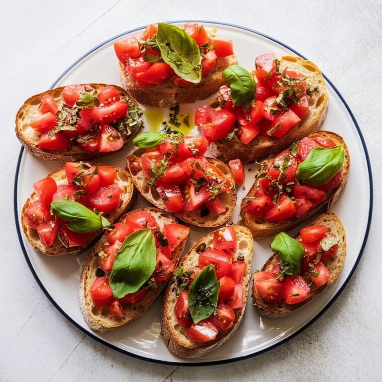 Vegan Bruschetta Recipe (Classic Italian) Caavakushi