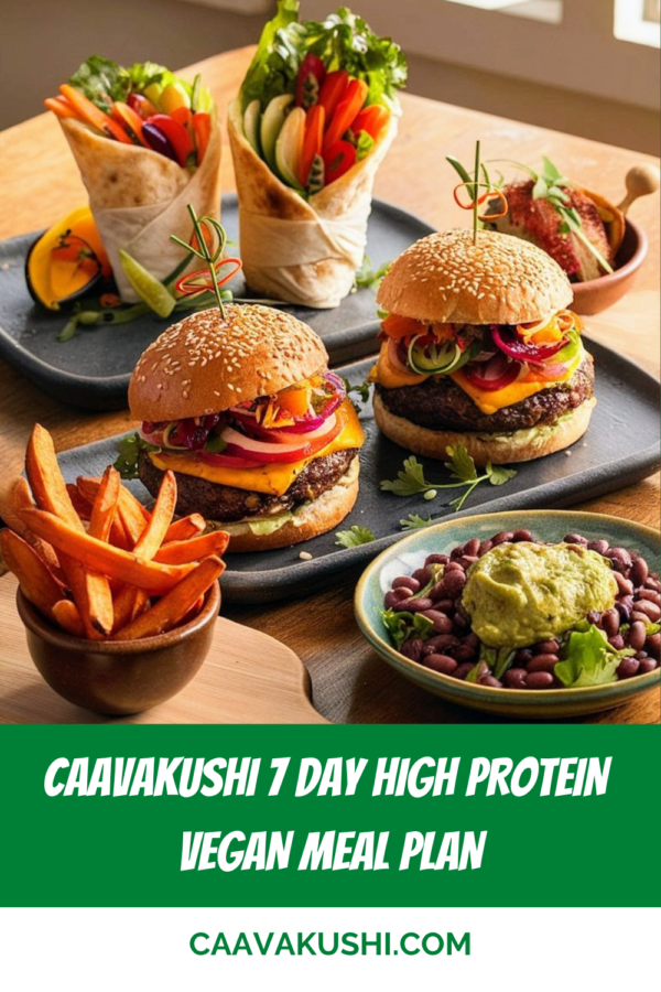 Caavakushi 7 Day High Protein Vegan Meal Plan