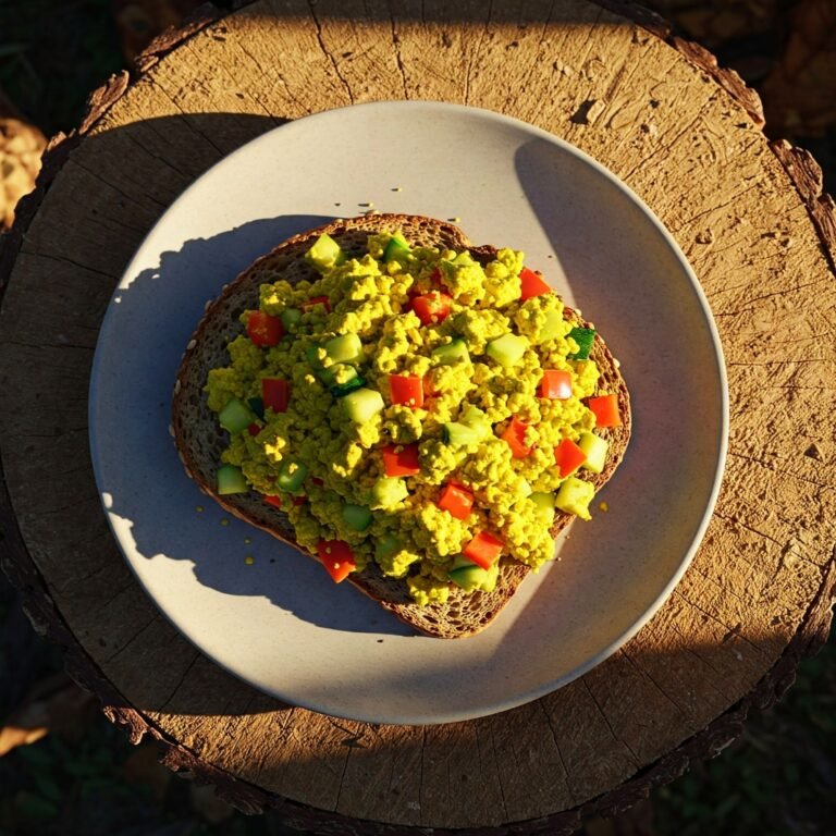 Vegan Tofu & Veggie Scramble Recipe (Protein) Caavakushi