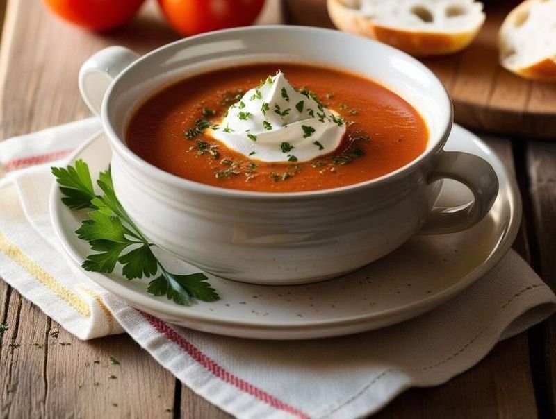 Vegan Cream Of Tomato Soup Recipe Caavakushi