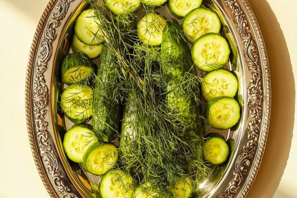 Cucumber & Dill Salad Vegan Recipe (Quick & Easy) Caavakushi