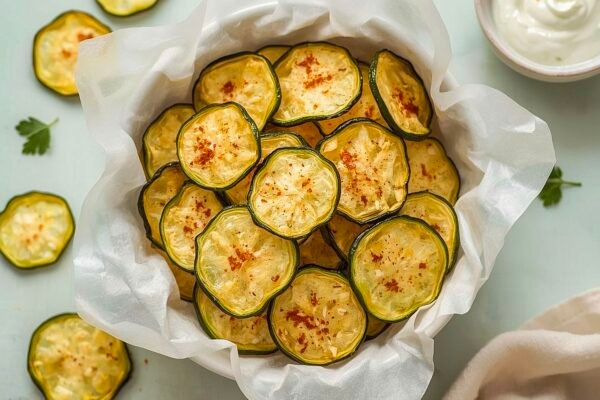 Classic Vegan Air Fried Zucchini Chips Recipe (Easy) Caavakushi