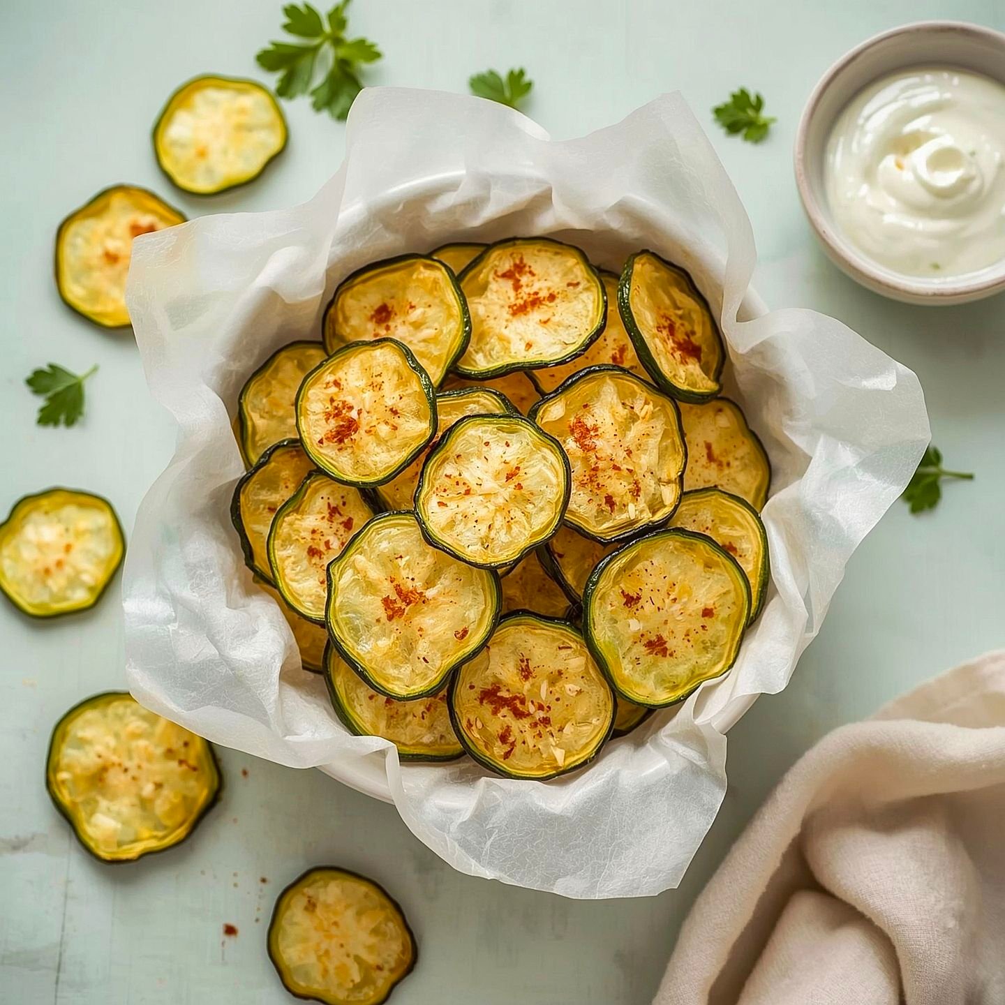Classic Vegan Air Fried Zucchini Chips Recipe (Easy) Caavakushi