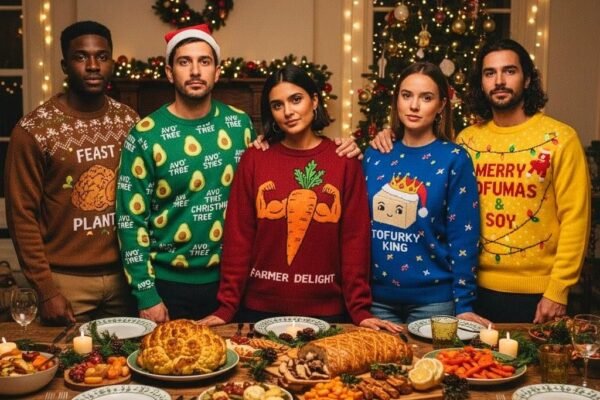 6 Best Festive Unisex Vegan Christmas Sweater Options Caavakushi