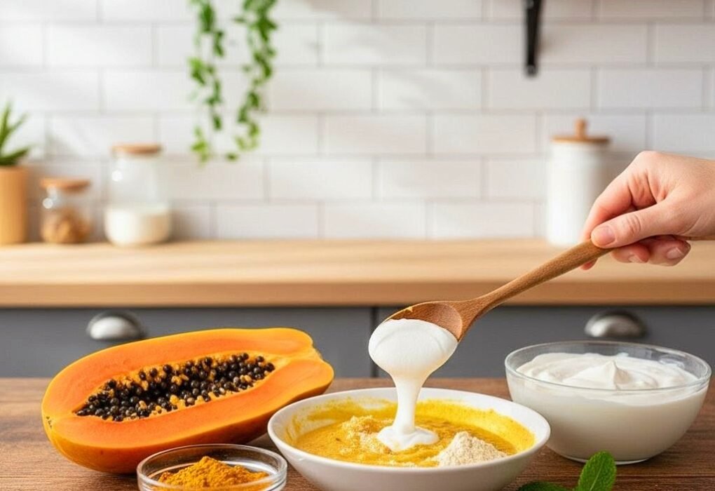 Homemade Vegan Skin Brightening Face Mask Caavakushi