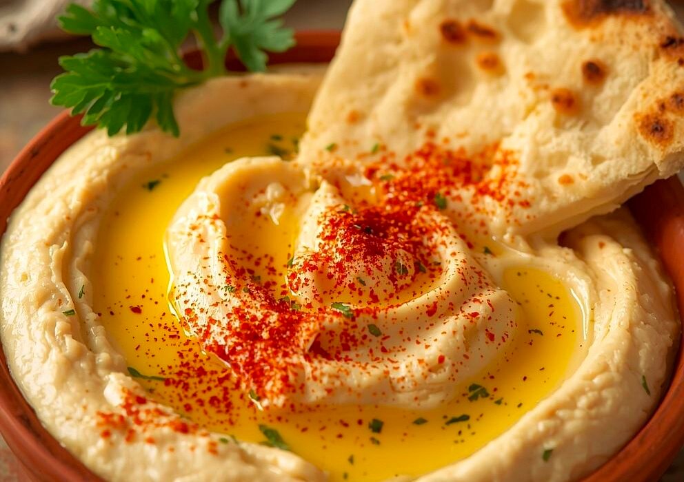 High Protein Vegan Creamy Hummus Recipe - In Under 15 Minutes Caavakushi