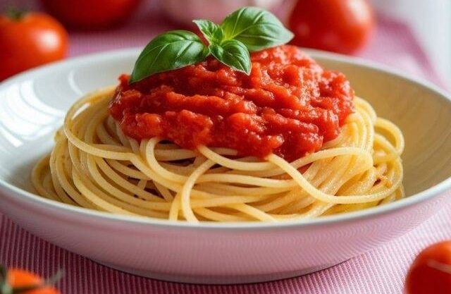 Vegan Spaghetti Al Pomodoro Recipe Caavakushi