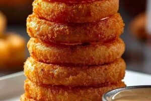 Crispy & Crunchy Vegan Onion Rings Recipe Caavakushi
