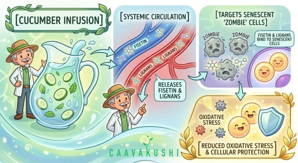 Cucumber Infusion Fisetin, Longevity & Cell Protection Caavakushi